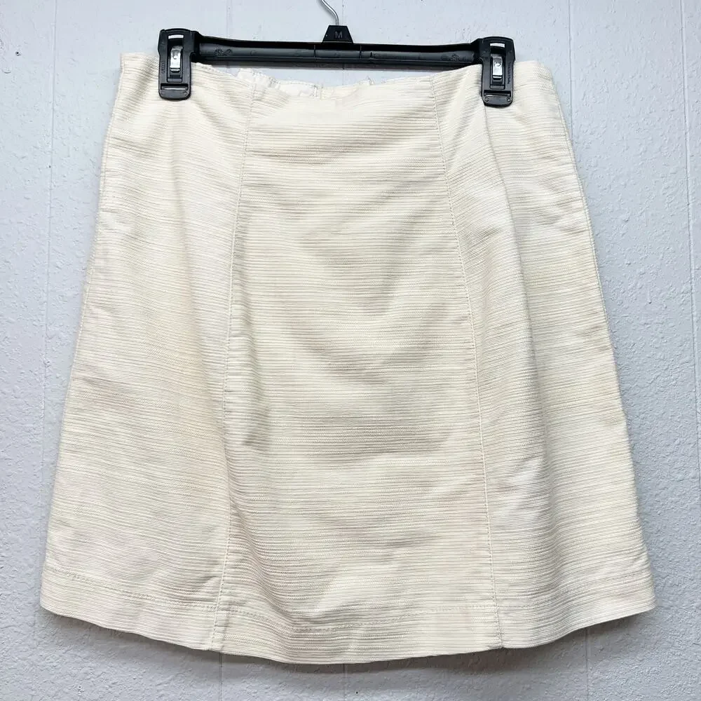 Free People High Waist Button Skirt Womens Medium Boho Chic Festival Country